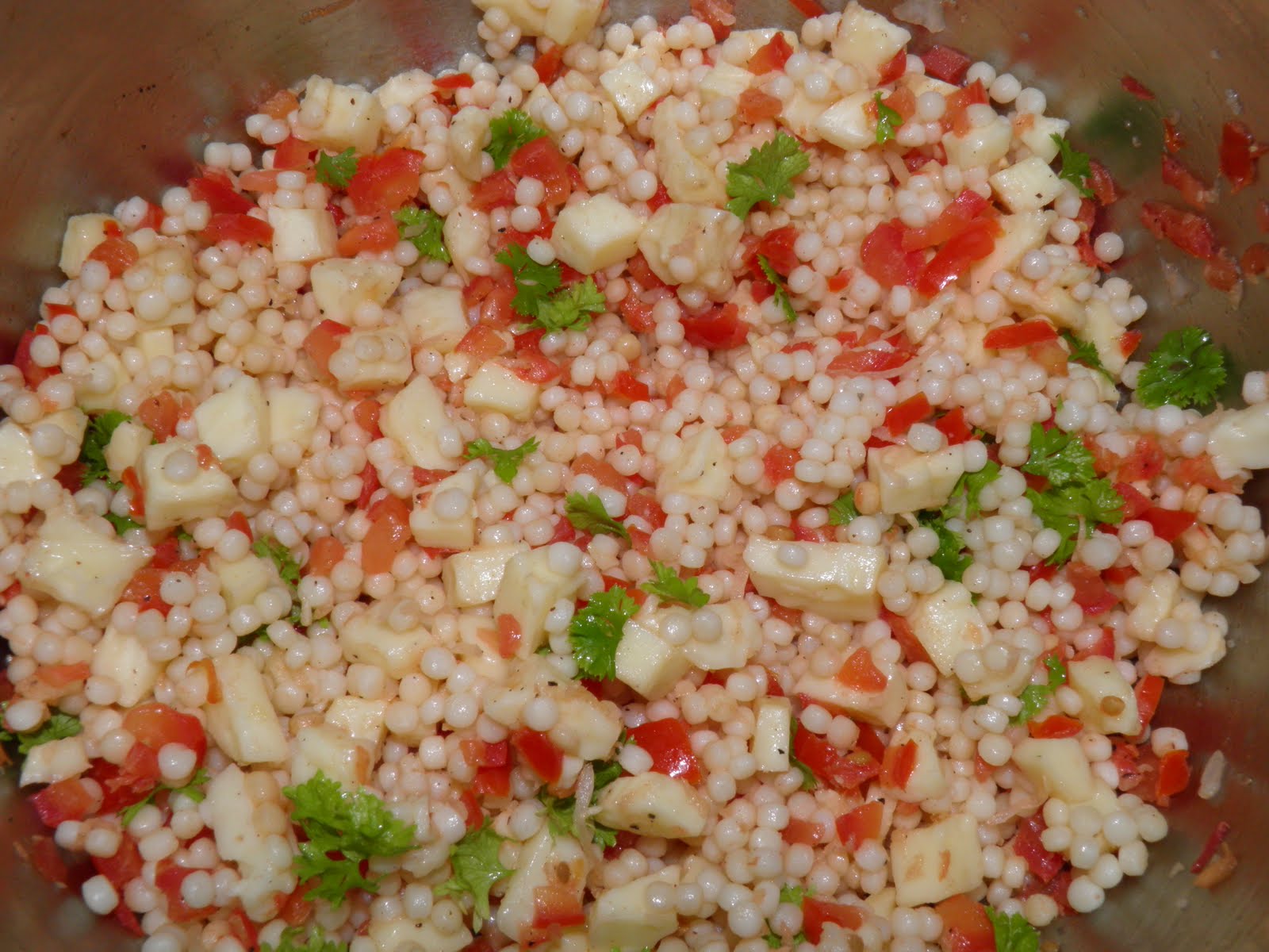 Israeli Couscous Mozzarella, and Tomato Salad Colie's Kitchen