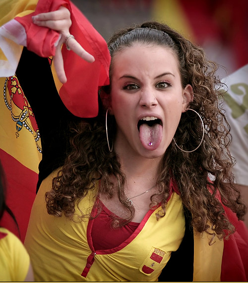 El Mundial 2010 La afición española, la mejor ! Las mejores chicas