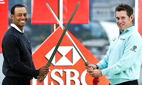 HSBC Golf Champions 2010 lee westwood rory mcilroy tiger woods