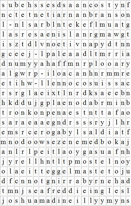 Hunting Word Search