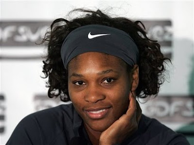 Black Tennis Pro's Serena Williams Open GDF Suez Injury