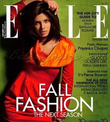 Priyanka chopra on the cover of Elle