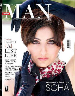 Soha Ali khan The man Magazine scan