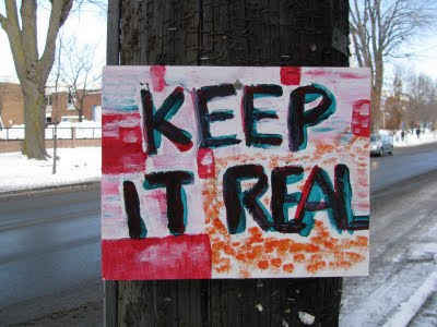 Keep it real