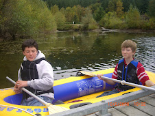 Kody and Matt in the Raft