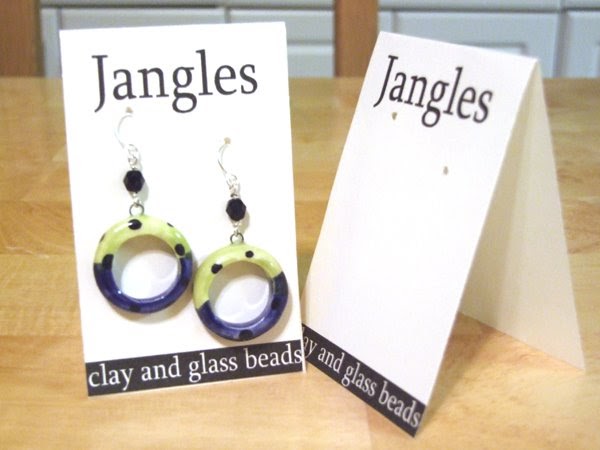 earring tent cards