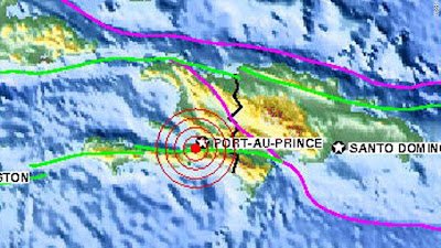 Map+of+haiti+earthquake+epicenter