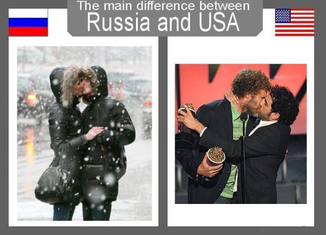 Russia and the USA funny observation - 23 Pics | Curious, Funny Photos