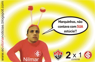 Nilmar diz: Marquinhos, não contava com SUA astúcia!!