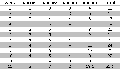 Half Marathon Training Program