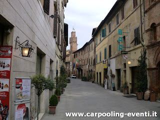 Buonconvento carpooling eventi toscana