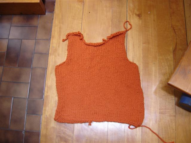 Wires & Yarns: WiP ::: Pumpkin Vest