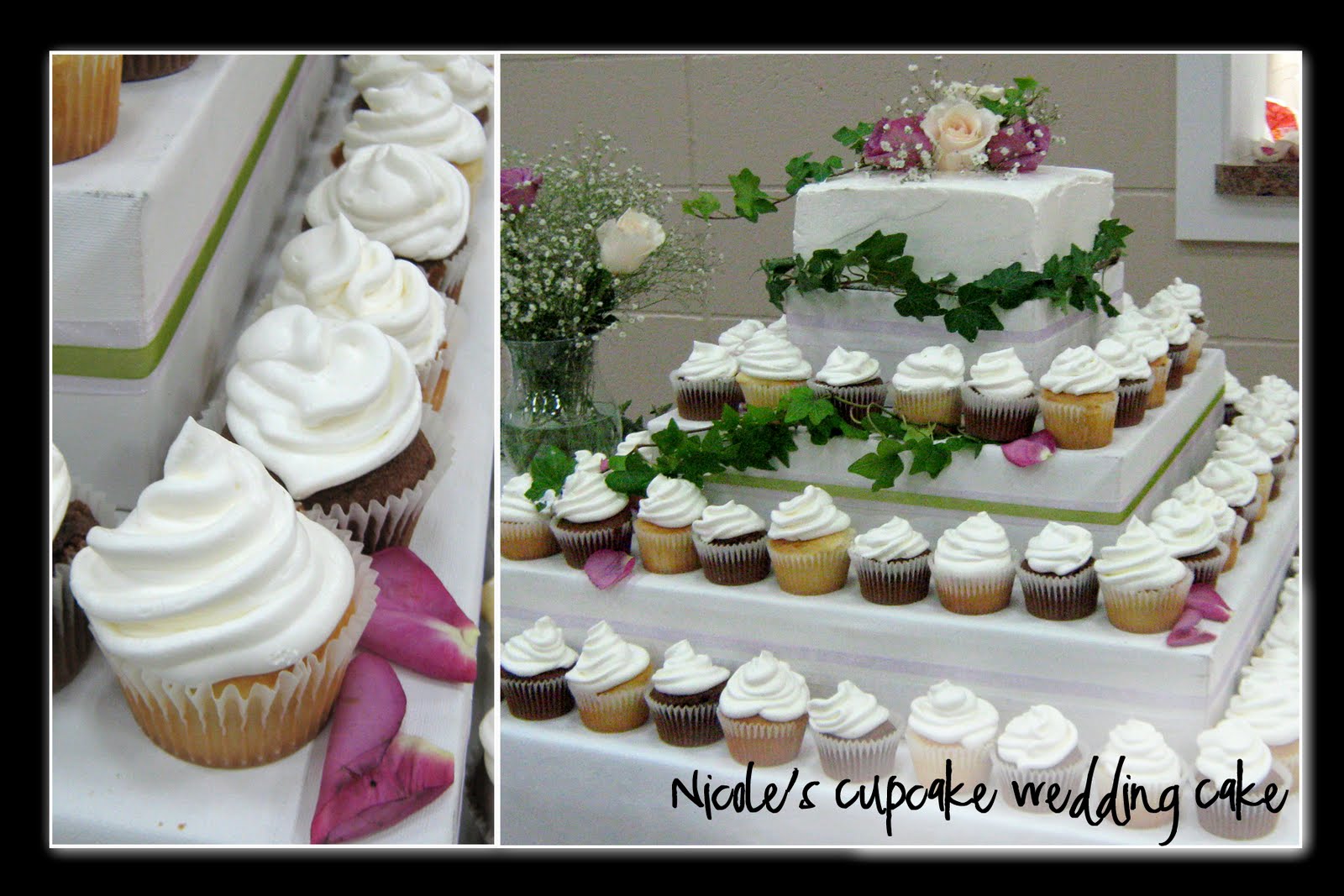 Nan's Recipe Spot Cupcake Wedding Cake