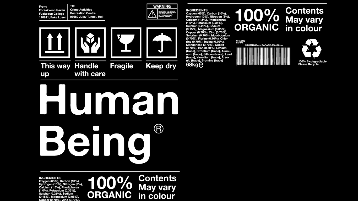 human being shirt