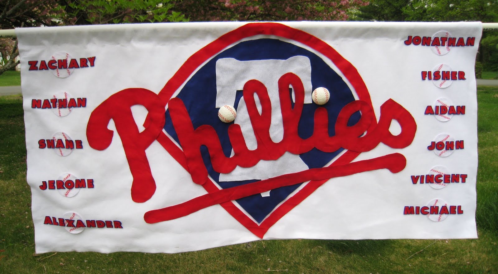 Handcrafted Memories: Baseball Team Banner