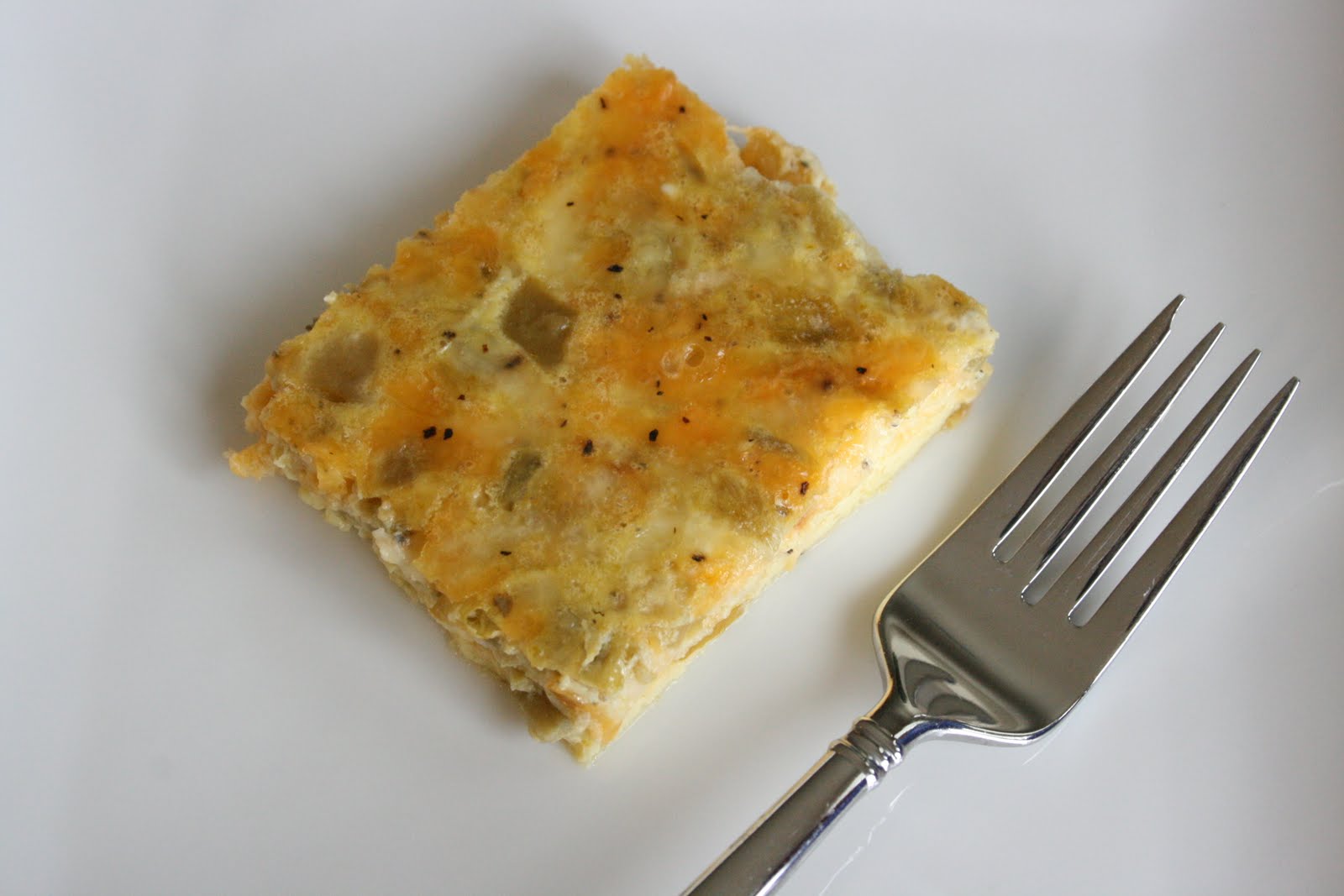 Green Chile Cheese Squares