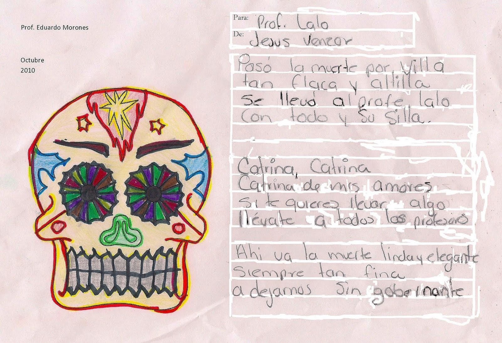 Rimas De Calaveras Para Ninos Rimas De Calaveras Para Ninos