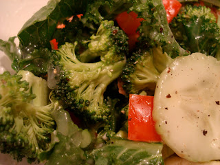 Green salad with vegetables 