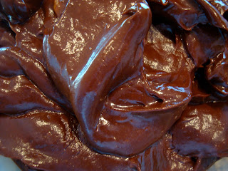 Close up of Vegan Chocolate Mousse