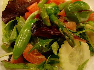 Close up of Green Salad and Vegetables