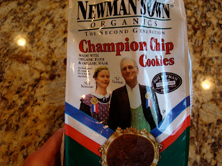 Bag of Newmans Own Cookies