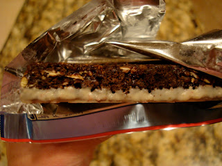 Inside package Luna Chocolate Peppermint Stick Bar