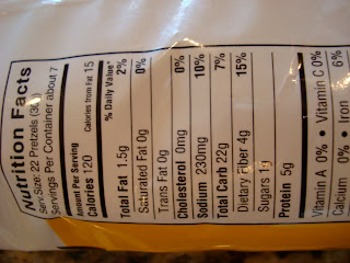 Nutritional Facts on Protein Pretzels