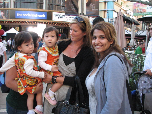 Twins Ella and Jaden Hiller (Lily) shoots on location for Modern Family