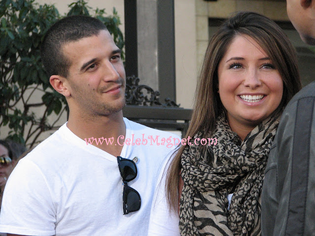 Bristol Palin and Mark Ballas appear on Extra interview at The Grove