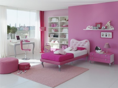 Cool Modern Pink Girls Bedrooms Design Ideas