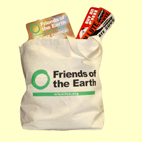 Friends of the Earth tote bag