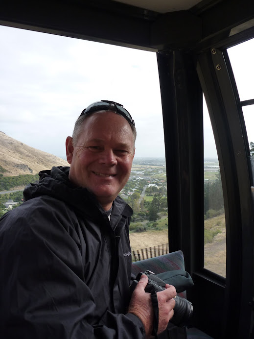 John on the Gondola in Christchurch