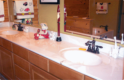 Cultured marble countertops