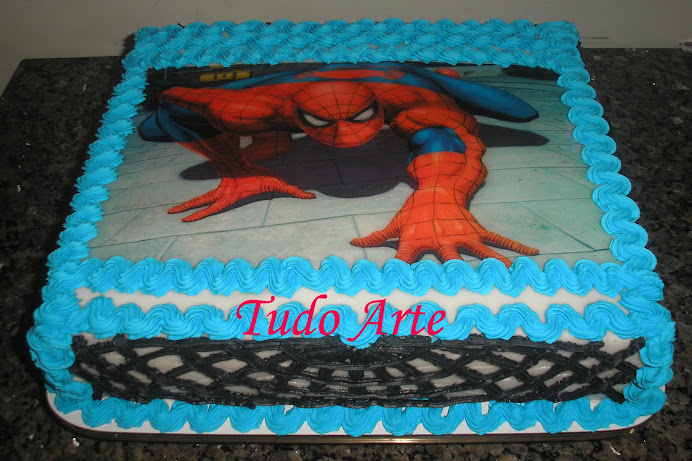 Bolo Homem Aranha!!