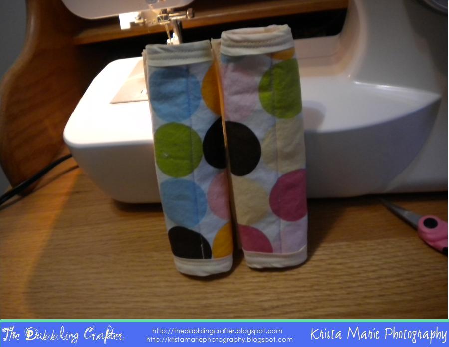 DIY Wednesday Reversible Car Seat/Seat Belt Strap Covers The