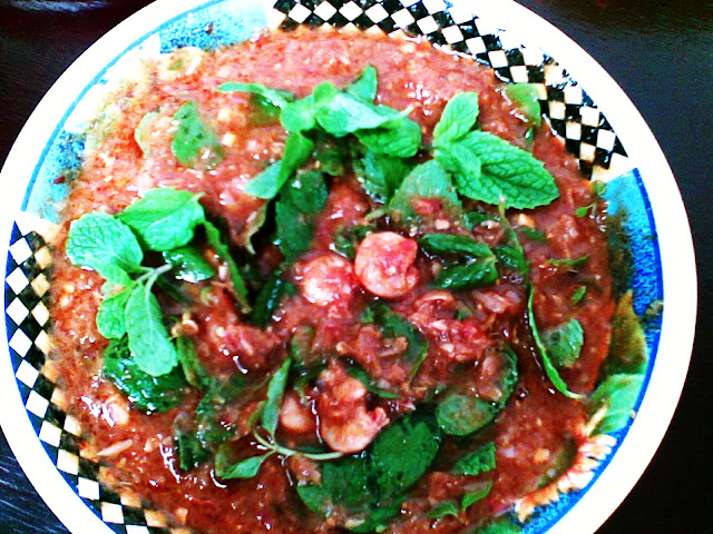curry prawns
