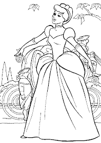 Free Coloring Pages: Disney Princess : Cinderella Coloring Pages