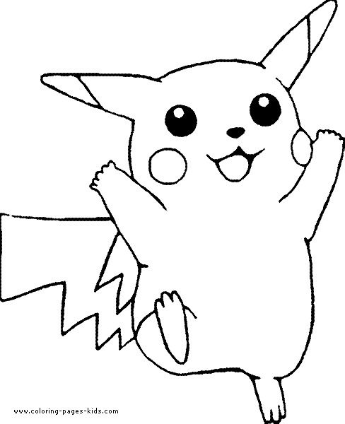Pokemon Coloring Pages " Pikachu " | kentscraft