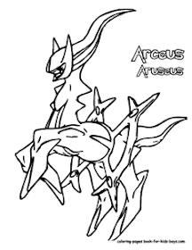 transmissionpress: New Pokemon coloring pages ' Arceus '