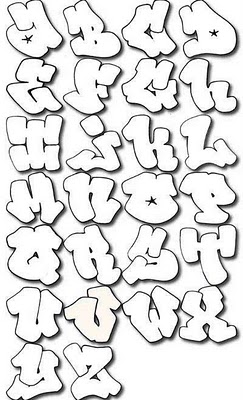 Free Graffiti Alphabet Printable