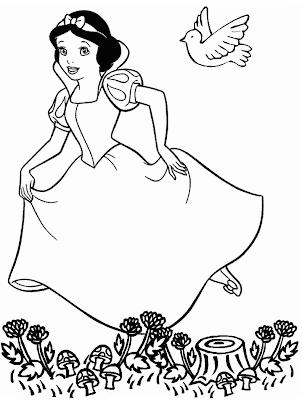 Snow White Coloring Pages Printable