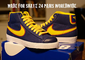 nike blazer with toe cap