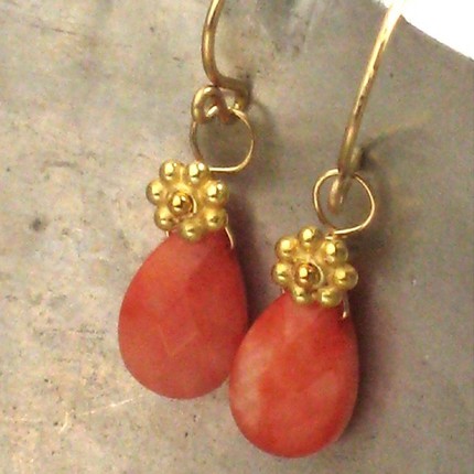 [coral+earrings]