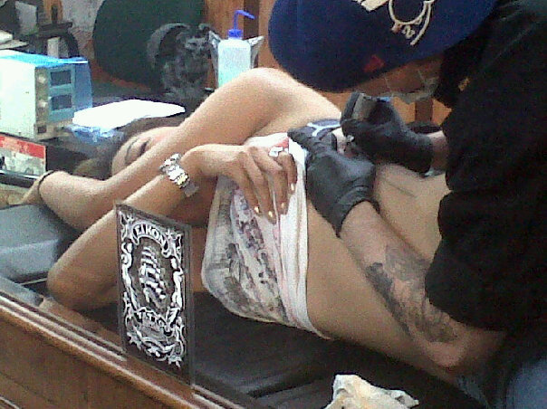Tascha Michelann Destiney blog house tattoo on rib cage for girls Quote 
