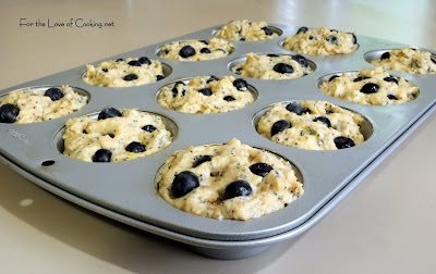 Lemon Poppy Seed Blueberry Muffins