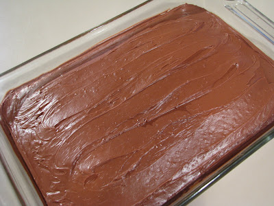 Chocolate Chip Cake with Chocolate Frosting