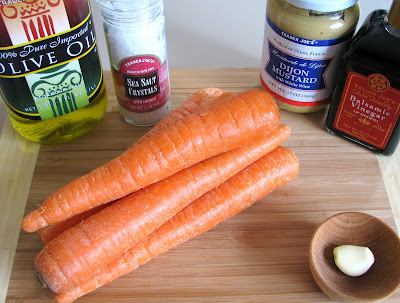 Roasted Carrots in a Balsamic Vinaigrette