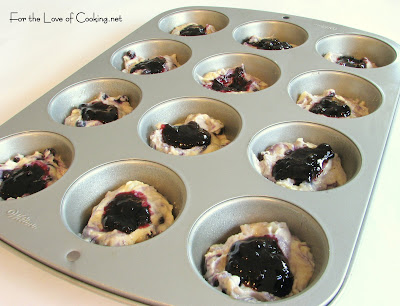 Blueberry Surprise Muffins with Streusel Topping