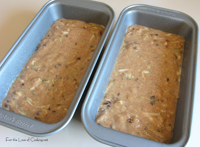 Chocolate Chip and Walnut Zucchini Bread 