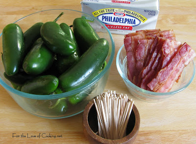 Bacon and Cream Cheese Stuffed Jalapenos